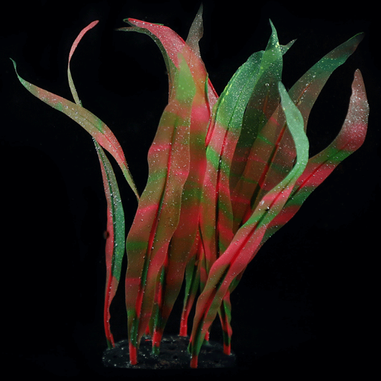 Aquarium fish tank landscape decoration Silicone simulation soft coral - kelp M25cm/S18cm pic 32