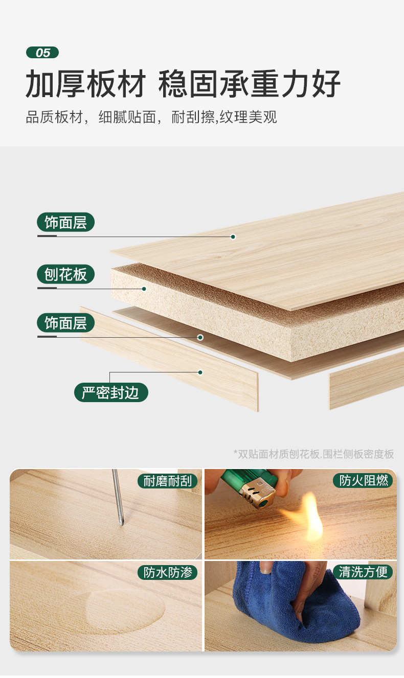 Modern and simple sideboard, bowl cabinet, household kitchen stove cabinet, simple kitchen cabinet, living room wall-mounted storage cabinet pic 11