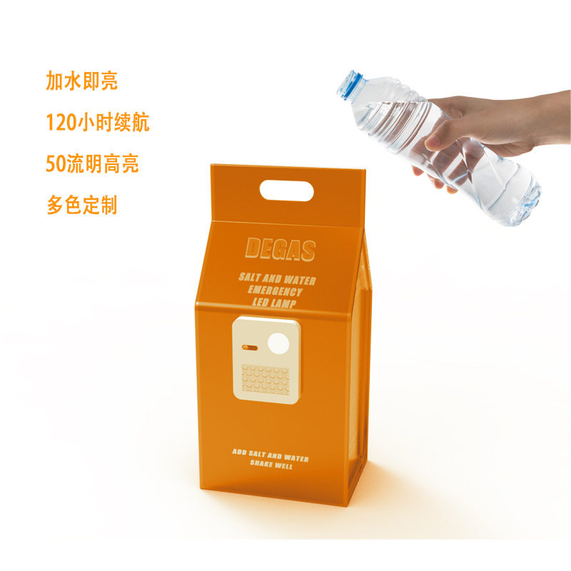 其他 户外便携式LED应急灯免充电露营警示灯盐水灯照明摆摊地摊灯详情1
