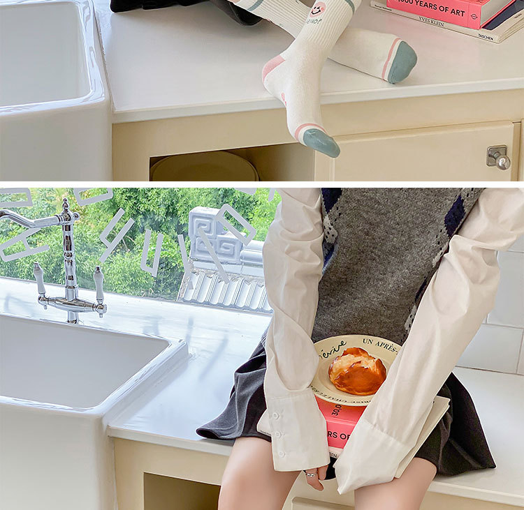 袜子女秋季款日系可爱小白兔中筒袜抗菌无骨袜ins潮春秋长棉袜详情3