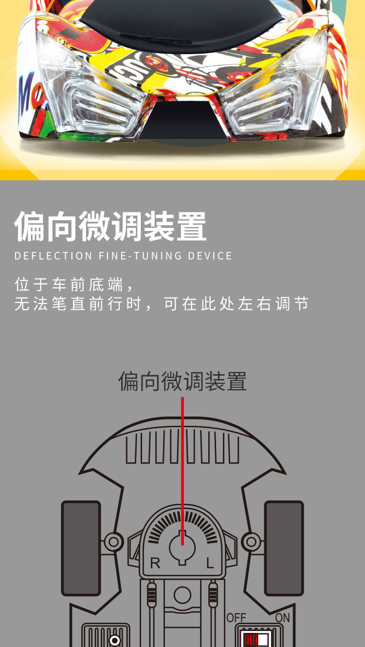 1:20 Farali four-way wireless remote control electric vehicle with light simulation sports car boy gift large box gift wholesale pic 4