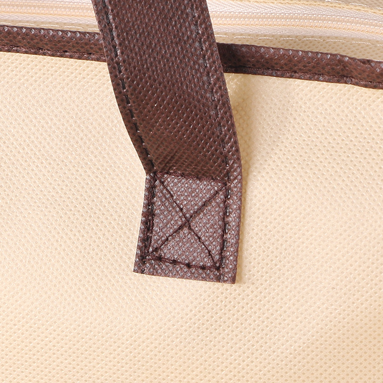 Non-woven fabric home textile zipper bags, transparent PVC non-woven fabric bags wholesale, quilt packaging bags customized - printing factory pic 14