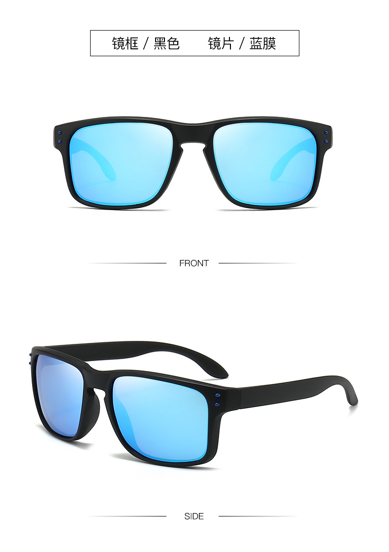 Classic best-selling polarized sunglasses, sports sunglasses for export, suitable for outdoor fishing, cycling and driving, unisex square frames pic 12