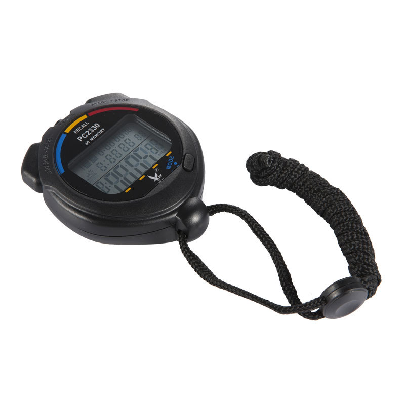 Genuine Tianfu PC-2330 three-row 30-track stopwatch countdown electronic stopwatch timer multi-functional watch pic 2