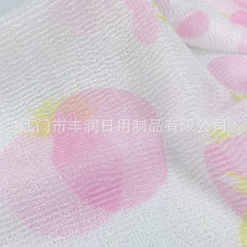 Customized nylon bath scrubbing towels, thin and long strips, bath towels, sauna towels, coarse sand rubbing mud bath towels, and pull back strips from the manufacturer pic 16
