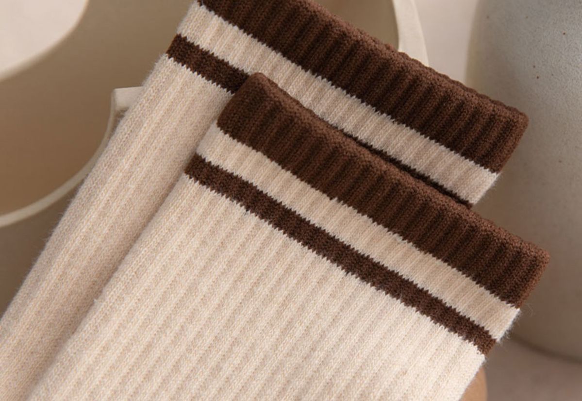 袜子地摊一件代发袜子男女士同款纯色棉中筒袜百搭条纹长袜运动休闲运动潮袜棉批发一件代发详情17