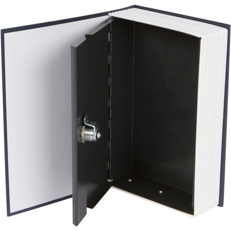 Simulated book safe with key password, metal dictionary-shaped piggy bank, creative book piggy bank pic 19