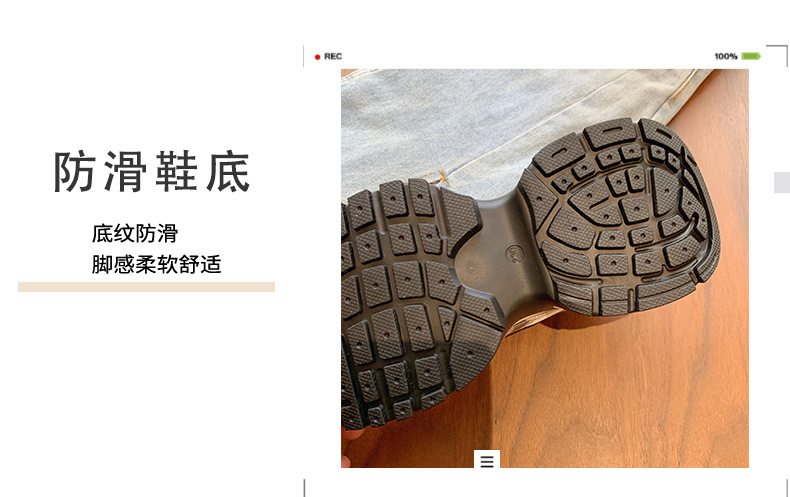 单网透气老爹鞋女2024年新款潮牌拼色厚底小个子百搭休闲运动鞋详情8