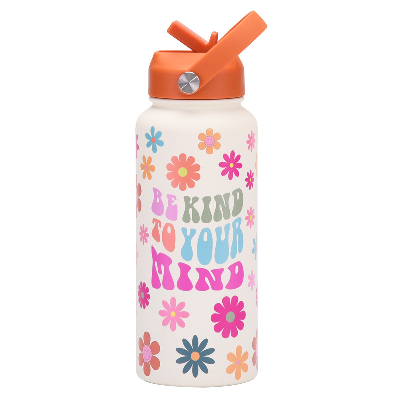 2025新款不锈钢大容量保温杯1L便携运动水壶印刷吸管水杯大口提手保温杯详情13