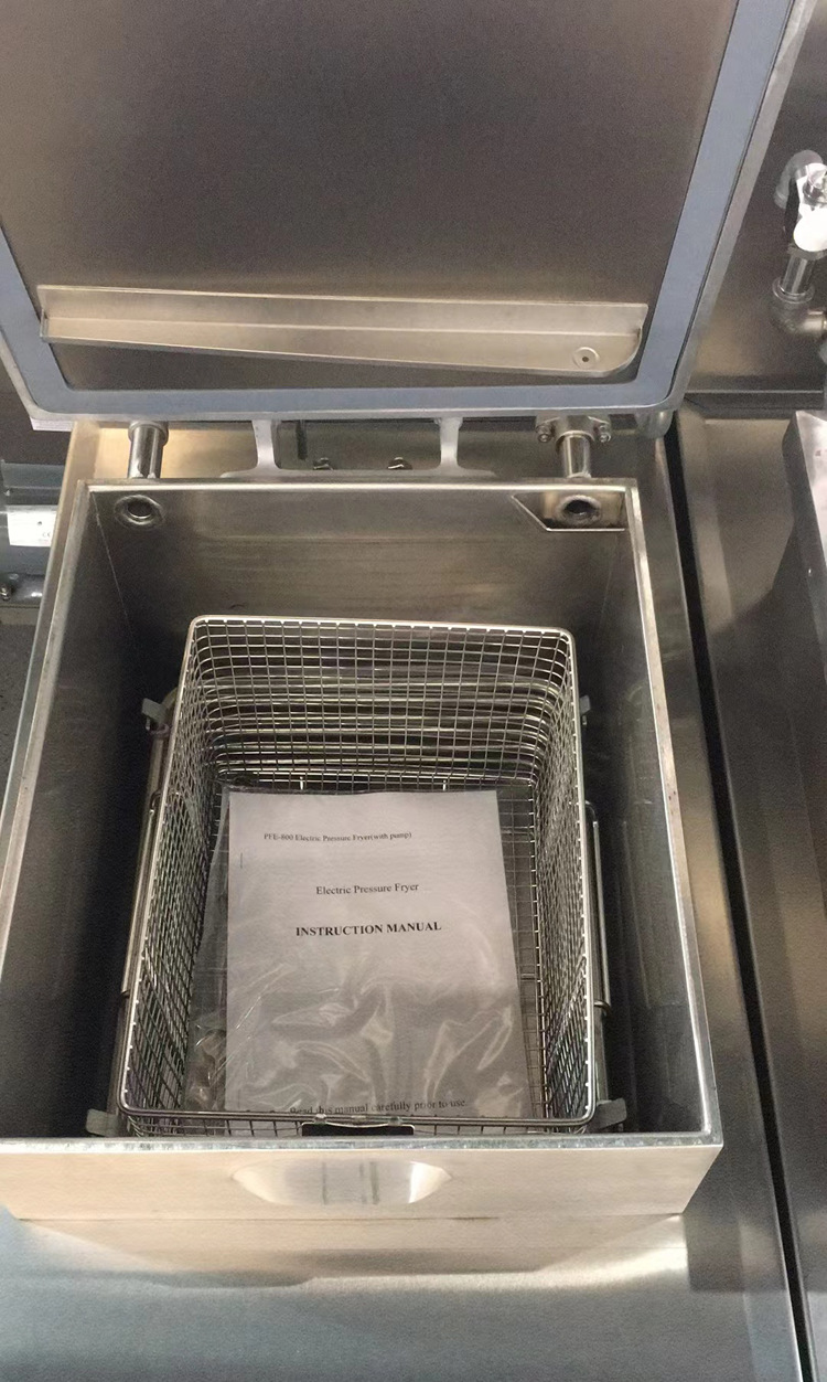 Computer version American gas fried chicken stove, oil filter, electric deep fryer, hotel equipment insulation display cabinet pic 10