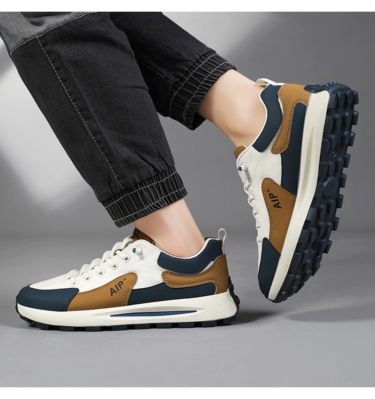 直播爆款男鞋2024新款男士休闲百搭透气网面潮鞋防滑跑步鞋子男详情11