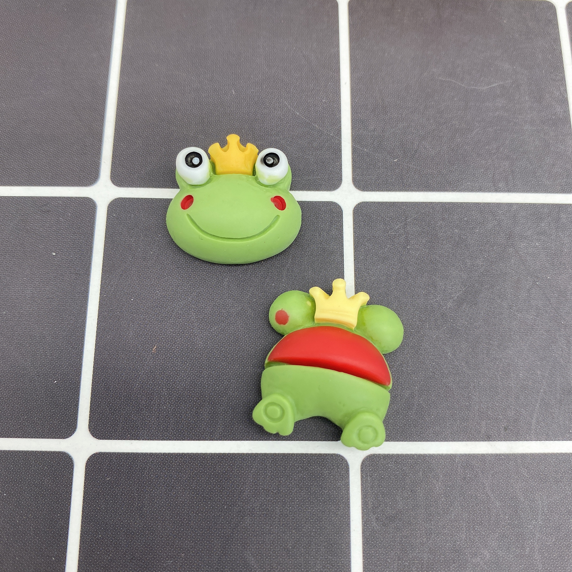 树脂配件饰品帽子贴片史莱姆内放DIY日韩风哑光笑脸厂家直销详情54