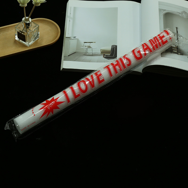 厂家批发七彩海绵发光棒泡沫棒演唱会大号荧光棒闪光棒加印logo详情8