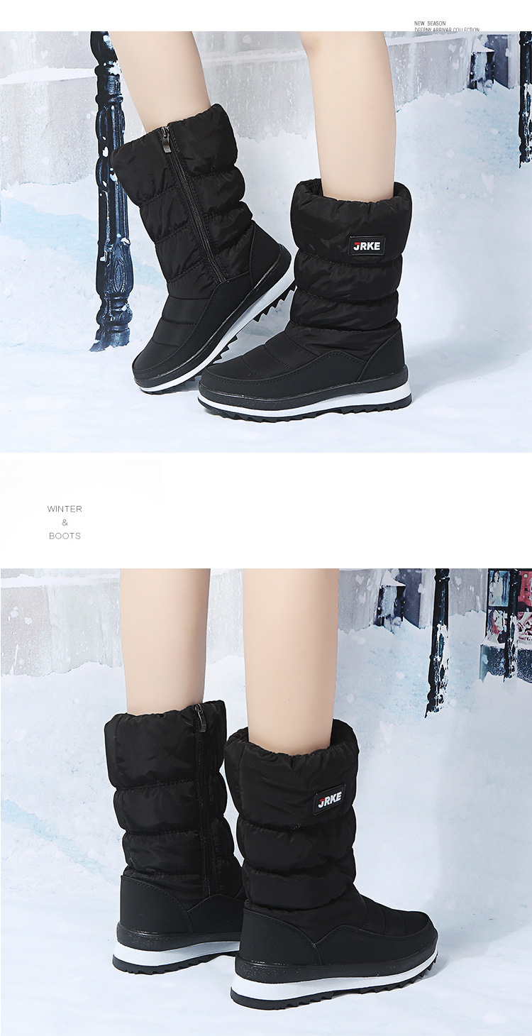 俄罗斯跨境外贸大码2023秋冬新款加绒加厚雪地靴女棉靴Snow boots详情29