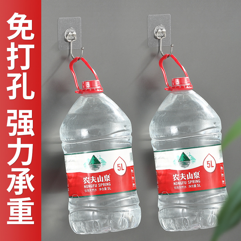 Wholesale of large-sized stainless steel hooks with adhesive hooks, vacuum forming packaging for supermarkets, street stalls, and foreign trade supply without drilling pic 11