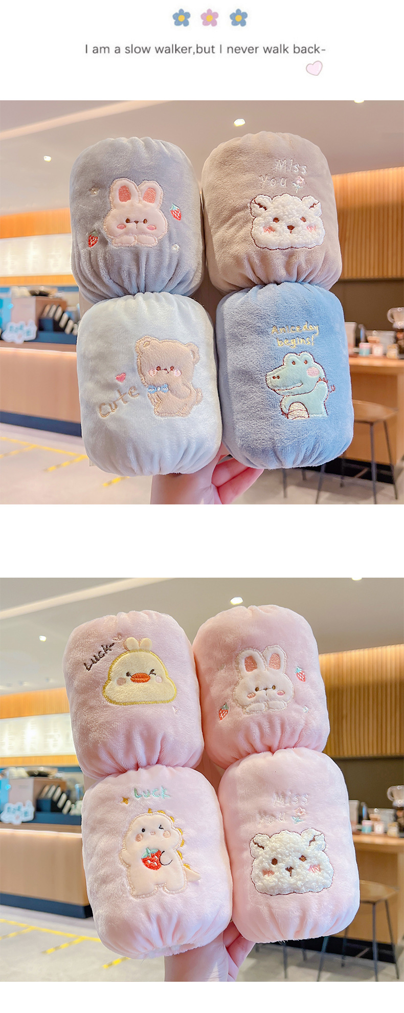 Cute baby sleeve protectors, anti-stain little sleeves, oil-resistant and dirt-resistant, cartoon sleeves for boys and girls, little kids and little girls pic 20