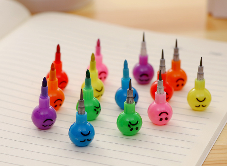 Creative 7-section Expression sugar-coated haws, pencils, crayons, student pencils, stationery, school supplies wholesale manufacturer pic 7