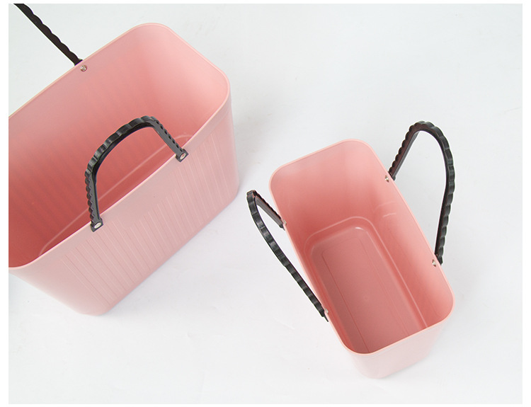 Cesta de almacenamiento cesta de lavandería cesta de plástico para ropa sucia cesta de almacenamiento cesta de suministros venta directa de fábrica pic 30