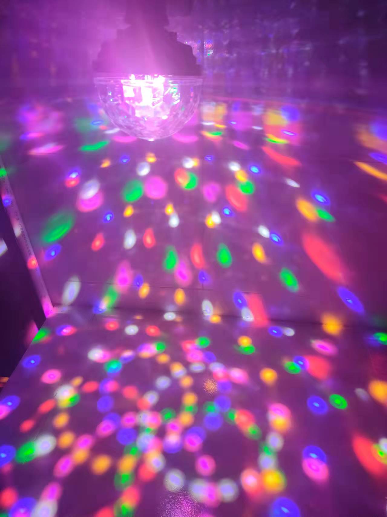 New LED seven-color rotating magic ball KTV home Christmas festival DJ dance atmosphere stage light flash pic 28