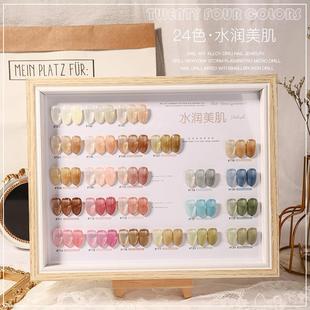 Wholesale of Baoshiman Nail Polish Gel 2022 New Model, a popular color-penetrating nail therapy glue for nail salons pic 3