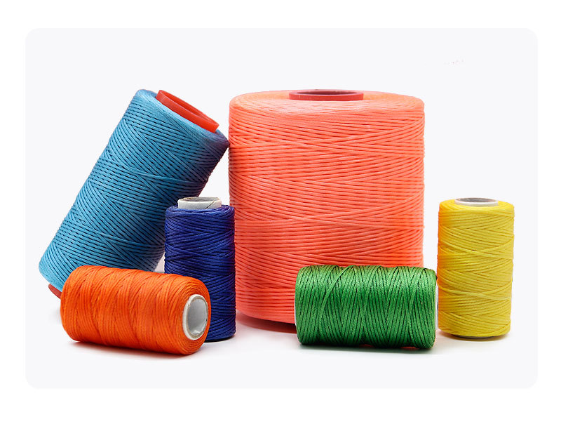 Kangfa Flat wax thread diy hand-sewn leather wax thread Leather goods hand-woven wax thread 210d polyester flat wax thread pic 24