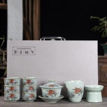 汝窑冰花主人杯冰裂釉单杯开片可养个人家用高档陶瓷品茗茶具茶盏详情5