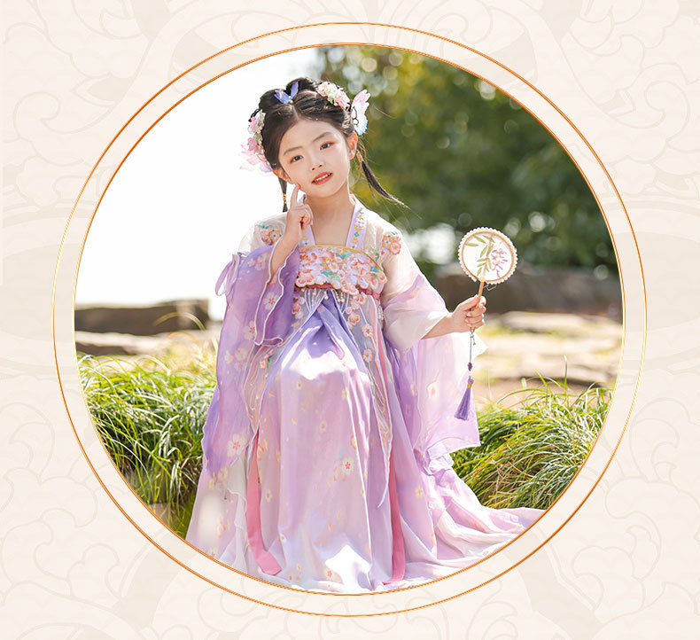 جنية المد ربيع العام … فوق الـ HanFu العرض بـ (ليتل السامي الأميرة GuoFeng فساتين رياض الأطفال للأطفال الذين تنورة Ru بالجملة pic 11