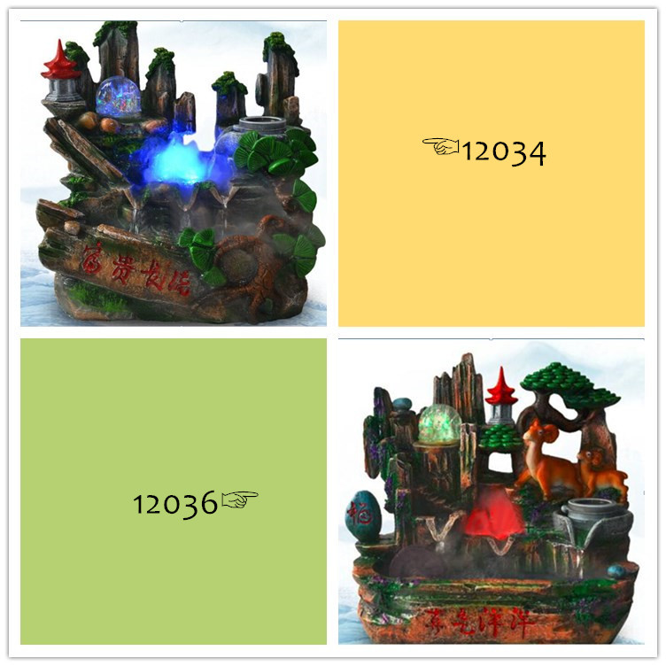 Wholesale of traditional Chinese flowing water handicrafts, indoor flowing water fountains, micro-landscape flowing water ornaments pic 1