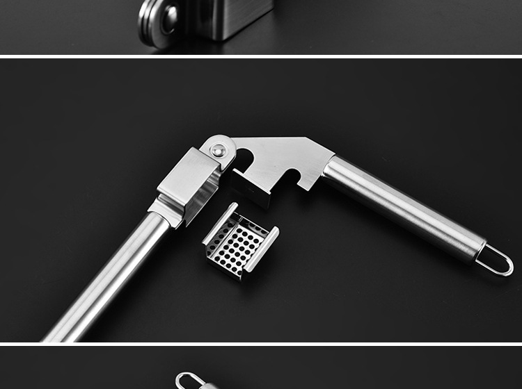 Wholesale kitchen small tools from the manufacturer, including household garlic grinders, garlic puree grinders, multi-functional garlic slicers, and stainless steel garlic presses pic 19