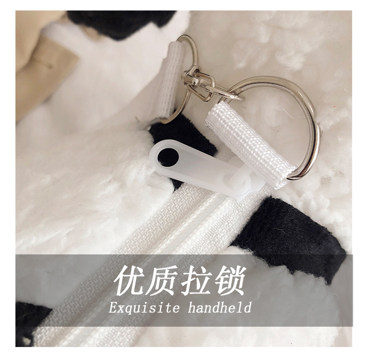 创意狗狗公仔玩偶毛绒包包女斜挎包 韩版ins少女心毛毛可爱卡通包详情4