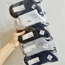 23夏季新款23夏季新款新款女士双针袜子纯色细条休闲中筒女袜加厚保暖秋冬全棉袜子批发详情27