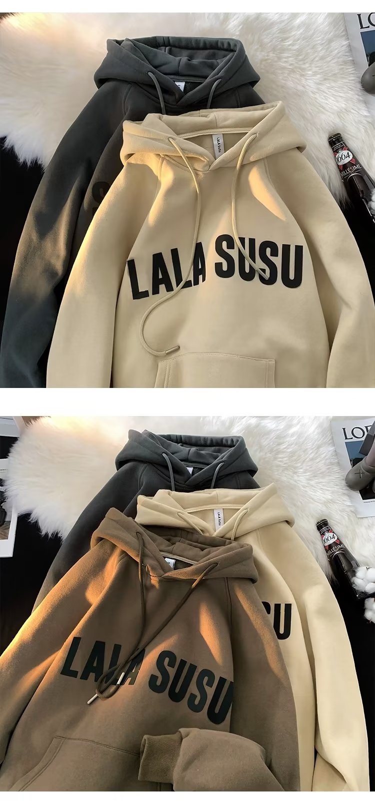 2022美式重磅卫衣男生冬季复古加绒加厚连帽外套秋冬ins潮牌上衣详情9