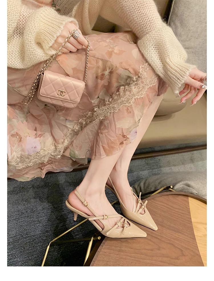 时尚真皮女鞋气质单鞋凉鞋女一字带尖头高跟鞋细跟女鞋2024春夏季详情10