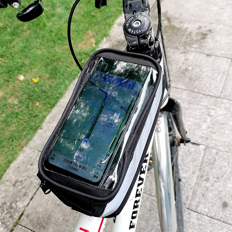 Wholesale of in-stock bicycle riding touch screen packages, sports mountain bike front beam packages, outdoor equipment accessories and upper pipe packages pic 16