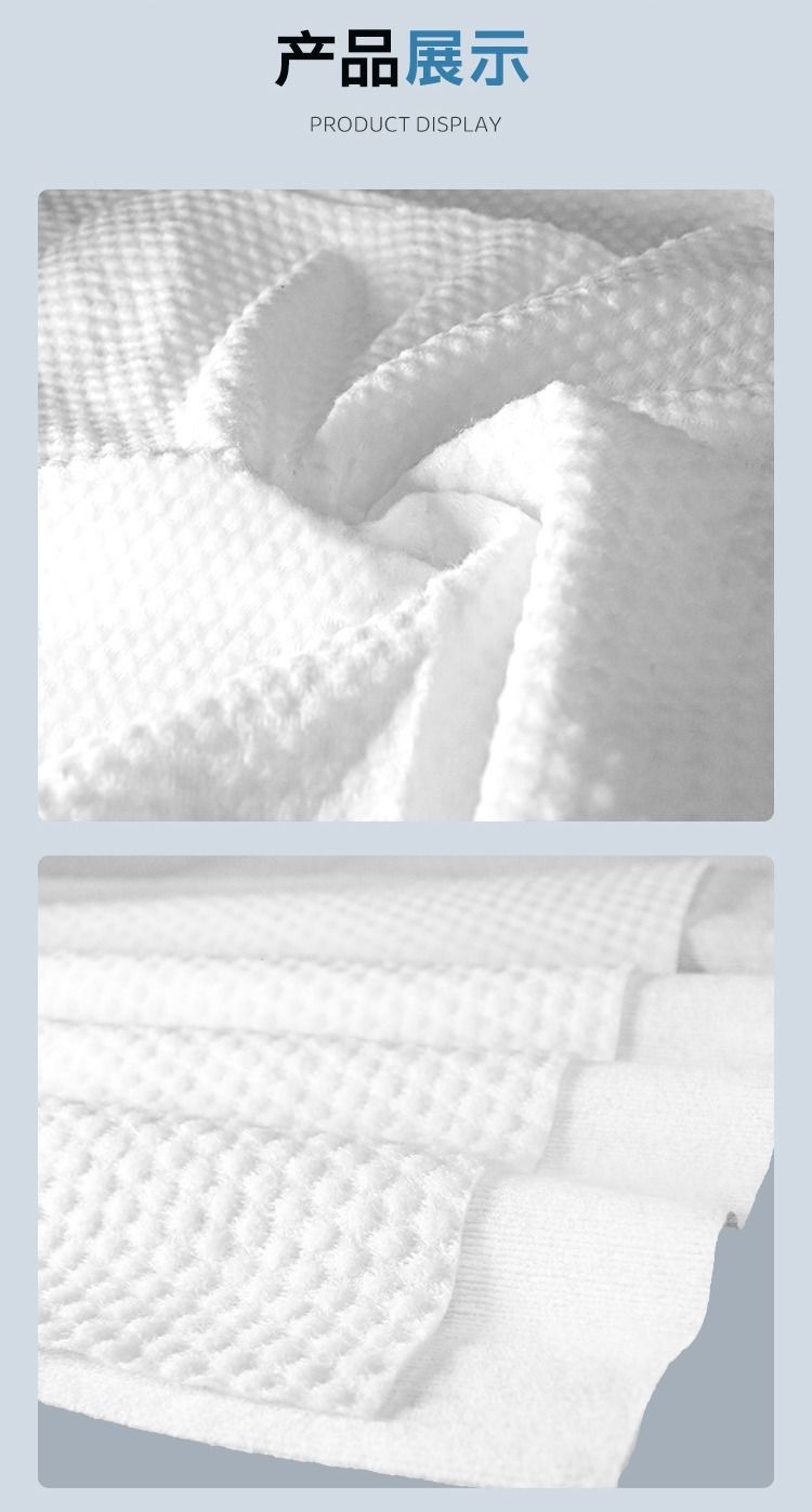 Manufacturer wholesale disposable towels, thickened and enlarged for hair salons and beauty salons, hair washing, headscarf wiping, hair wrapping, dry hair towels and loose hair towels pic 12