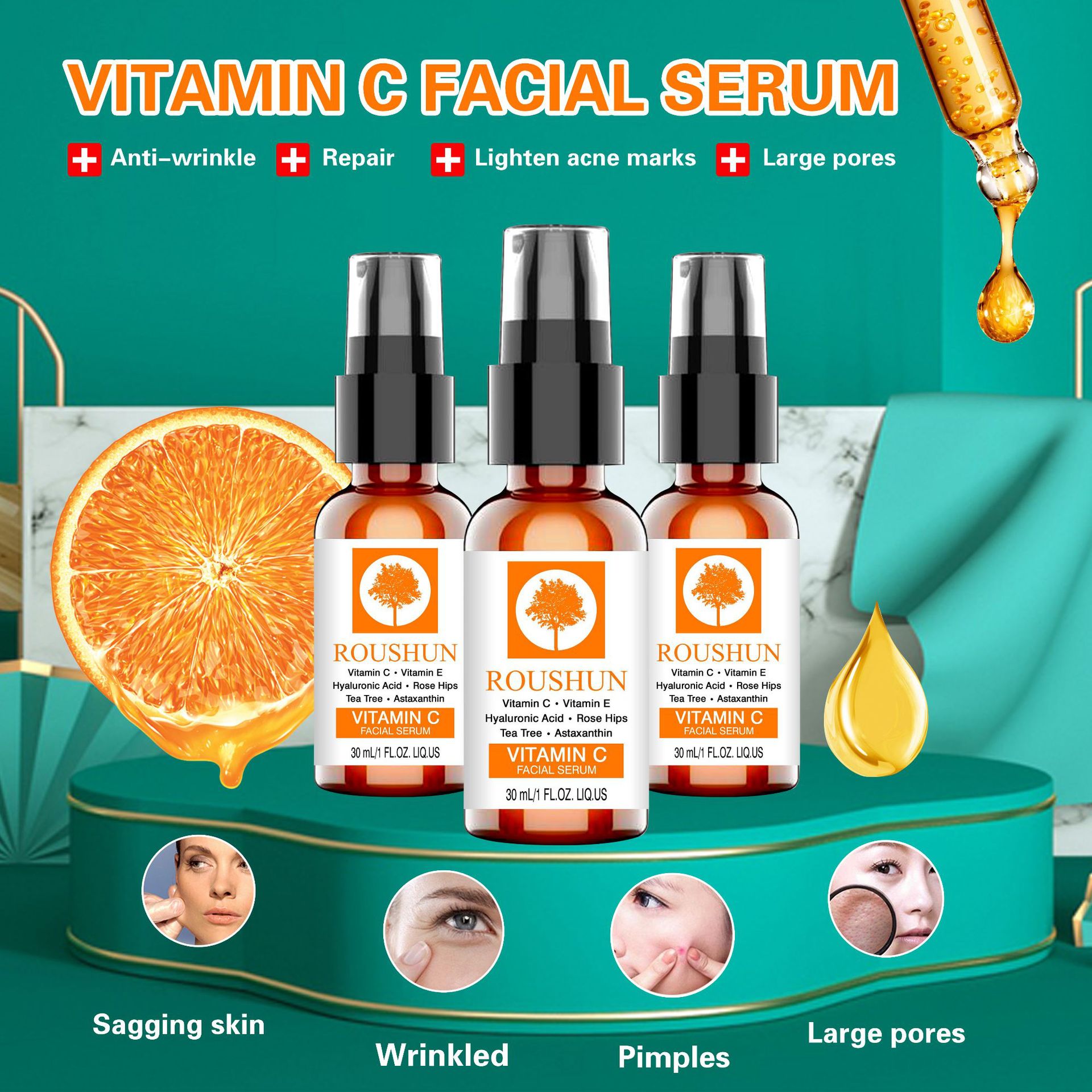 ROUSHUN Vitamin C Facial serum pic 4