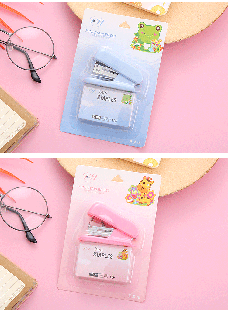 Stapler, binding needle, mini office supplies, binding machine, student stationery, portable stapler, nail lifting device pic 9