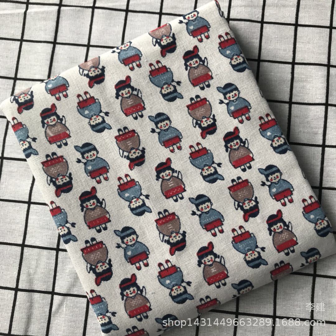 Jianxiang Textile Factory supplies linen printed Nordic-style tablecloths, cushions, aprons and storage bags, which can be made into PE film pic 46