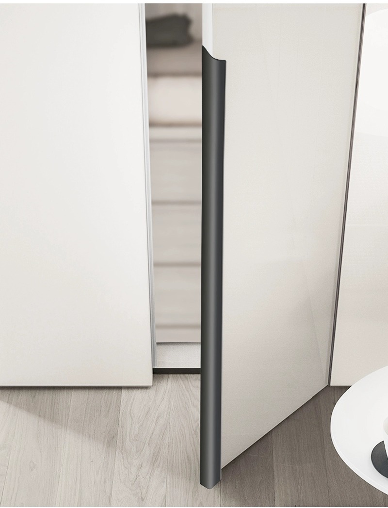 Wholesale aluminum alloy American-style edge-sealed invisible cabinets, wardrobes, cabinet door handles, modern drawer door handles from the manufacturer pic 25