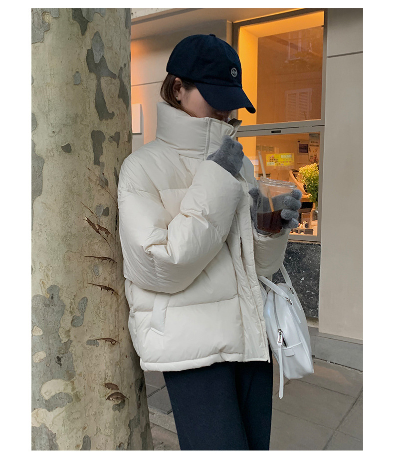 TG90% White duck down thickened down jacket for Women 2021 Winter New stand-up Collar Coat 15580(same style as 13519) pic 17