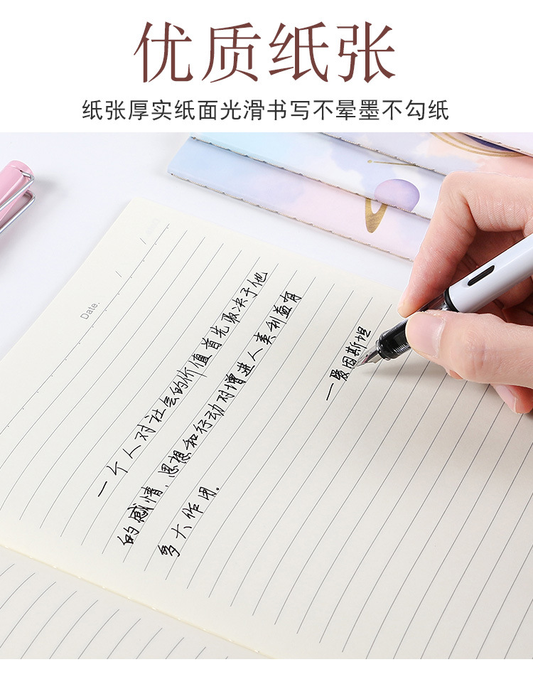 Wholesale of 40 thickened student exercise notebooks, notepads and notebooks in the Korean version of Senmu B5 car line book pic 4