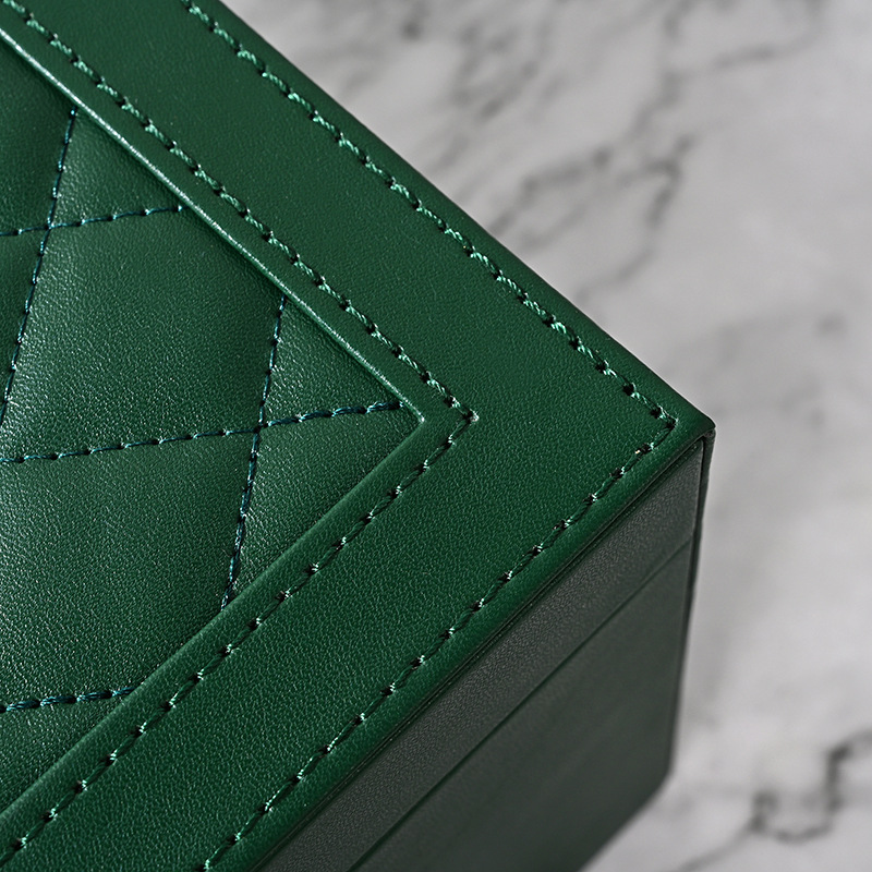 High-end jewelry box, household multi-layer drawer type anti-oxidation large-capacity earring, earrings and jewelry storage box pic 10