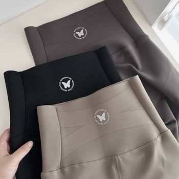 弹力加绒微喇裤润肤显瘦休闲裤女紧身时尚大码打底裤秋季外穿详情2