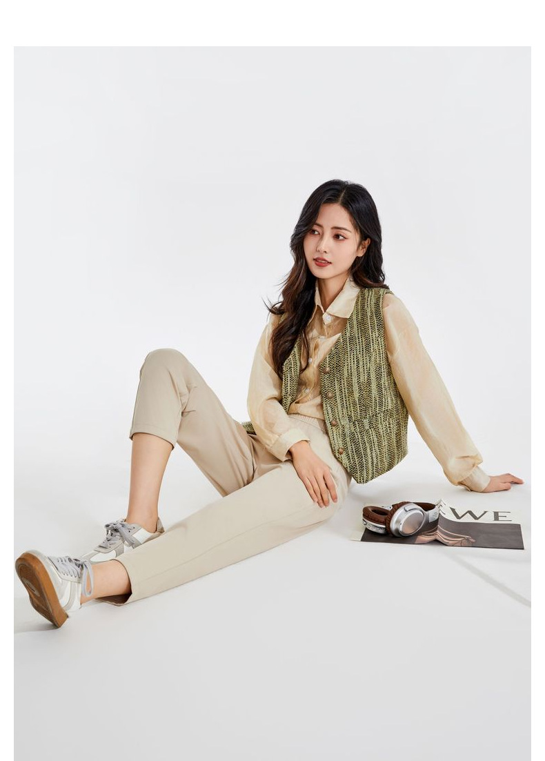 【面膜冰冰裤】夏女裤新款面膜防污防晒大码烟管九分休闲冰冰裤女详情44