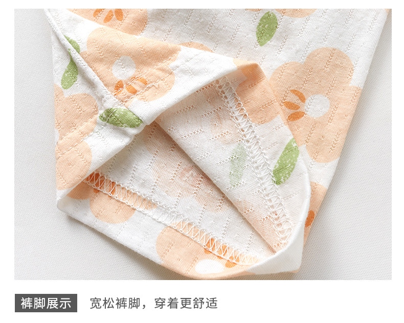 男女宝宝套装薄款纯棉婴儿睡衣小童夏装小孩分体短袖短裤家居服详情20