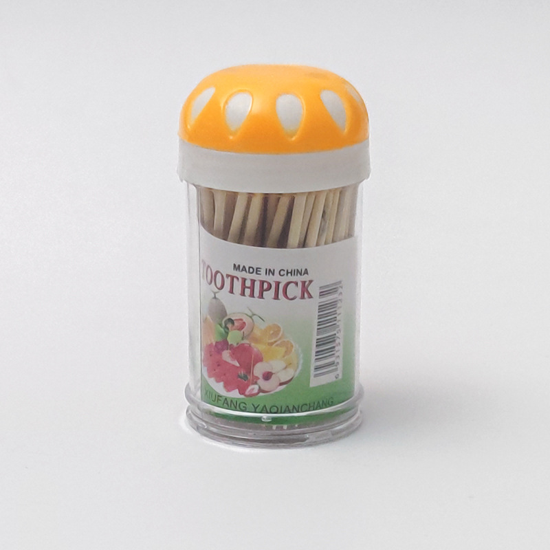 12瓶装一次性双头牙签雪花牙签筒 竹制牙签 地摊货源一元二元批发详情30