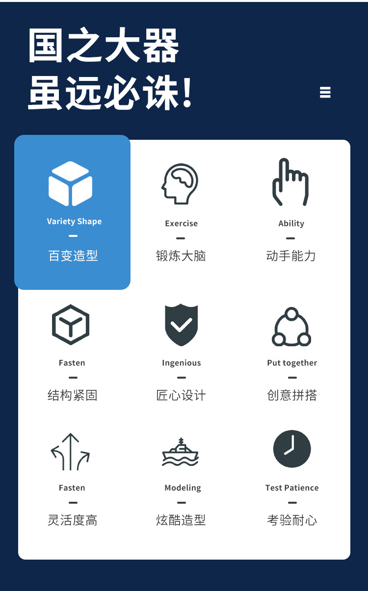 Military-themed Ford aircraft carrier building block toy for educational boys compatible with Lego blocks pic 2