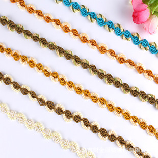 Yiwu manufacturer wholesale of clothing accessories, herringbone lace, centipede lace in stock supply, wavy colored lace pic 15