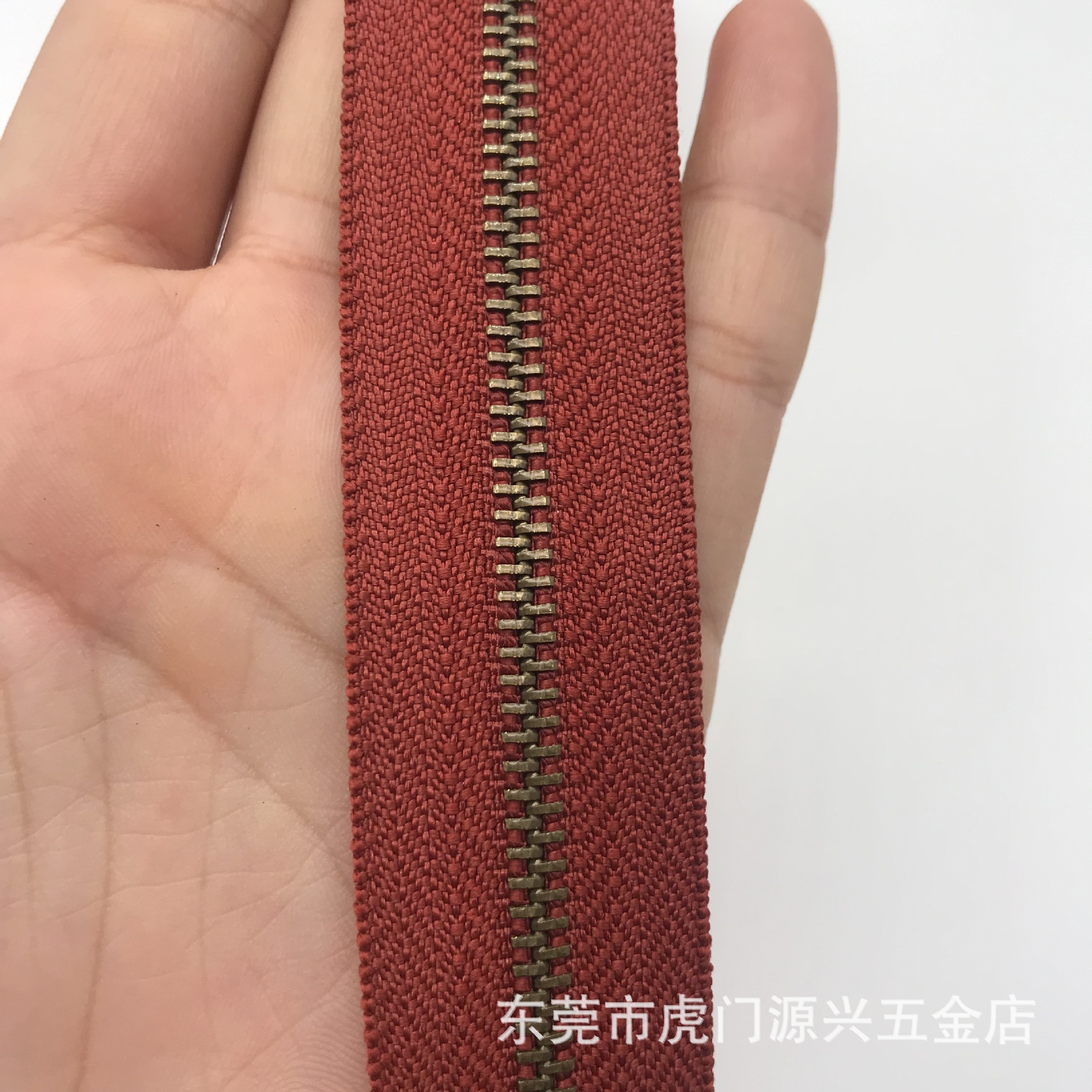 Metal zippers 3#, 4#, 5#, 8#, 10# metal size zippers in various colors, copper zippers for bags and clothes pic 1