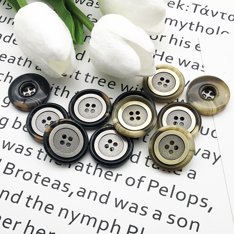 树脂纽扣 男装 女士 大衣扣 风衣扣 DIY饰品配件 西装扣 衣服服装详情1